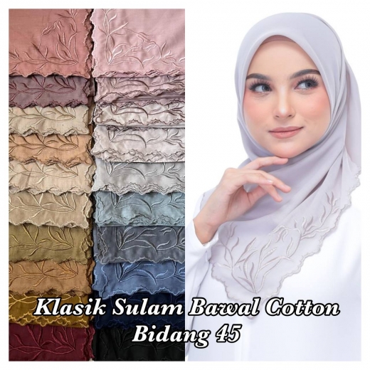 Klasik Sulam Bawal 45' (Cotton)
